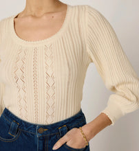 Load image into Gallery viewer, Zoe Sweater- Ivory