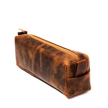 Load image into Gallery viewer, Leather Dopp Kit - Brown