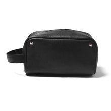 Load image into Gallery viewer, Leather Dopp Kit- Black