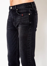 Load image into Gallery viewer, Men&#39;s Tucson Stretch Straight Jeans Washed Black
