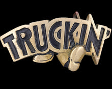 Load image into Gallery viewer, Vintage Keep On Truckin&#39; Vintage Belt Buckle