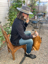 Load image into Gallery viewer, Duvall Rollup Leather Backpack- Tan