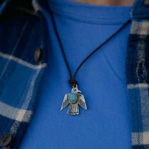Sterling Thunderbird Silver Necklace