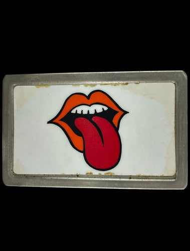 Rolling Stones Mick Jagger Belt Buckle 1970s