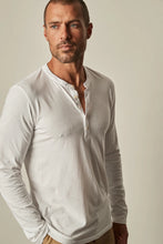 Load image into Gallery viewer, Alvaro Cotton Jersey Henley in White