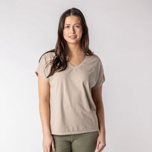 Load image into Gallery viewer, Organic Cotton Slouch Tee- Putty
