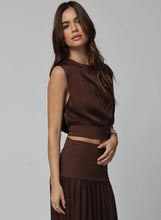 Load image into Gallery viewer, Silky Pacific Tank- Chocolate
