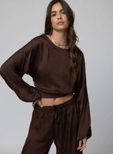 Load image into Gallery viewer, Silky Pacific Long Sleeve- Chocolate