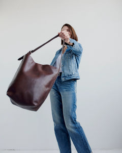 Chance Handcrafted Leather Totebag- Cognac