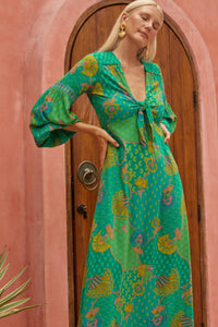 Slow Dance Maxi Dress- Meadow