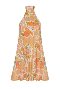Terza Mini Dress- Tropical Print