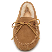 Load image into Gallery viewer, Suede Cozy Sheepskin Lined Softsole Slipper