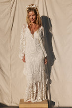 Load image into Gallery viewer, Swan Song Maxi Dress- Natural Cream