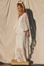 Load image into Gallery viewer, Swan Song Maxi Dress- Natural Cream