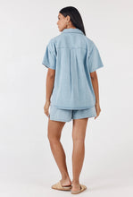 Load image into Gallery viewer, Delfina Top in Light Blue Wash