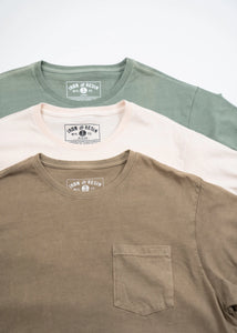 Faded Pocket Tee- Green