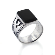 Load image into Gallery viewer, Black Onyx Eagle Sterling Silver Ring