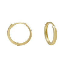 Load image into Gallery viewer, 10k Solid Gold Huggie Hoops
