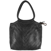 Load image into Gallery viewer, Dalton Handcrafted Leather Tote Bag- Black