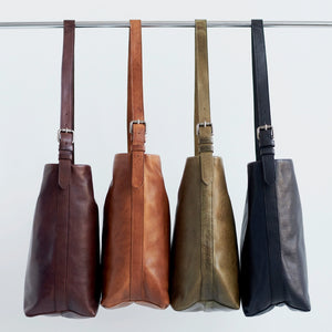 Chance Handcrafted Leather Totebag- Cognac