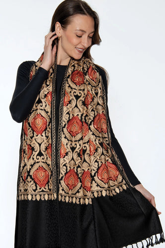 Mandira Embroidered Shawl