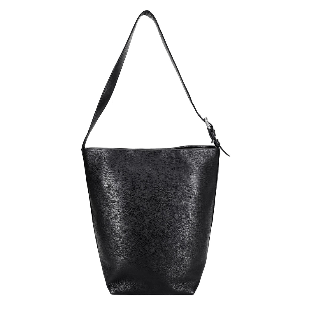 Chance Handcrafted Leather Totebag- Black