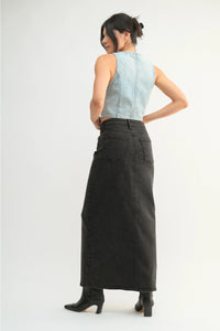 Stretch Classic Midi Skirt