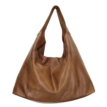 Load image into Gallery viewer, Lindsey Handcrafted Leather Tote- Cognac