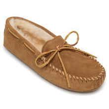 Load image into Gallery viewer, Suede Cozy Sheepskin Lined Softsole Slipper