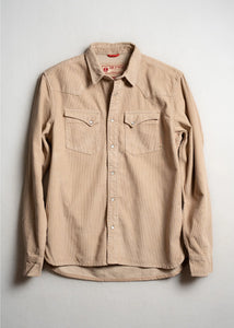 Corduroy Ojai Shirt- Tan