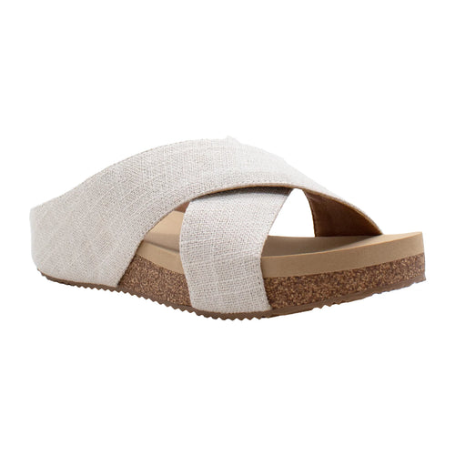 Ablette Sandal- Bone Linen