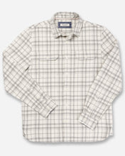 Load image into Gallery viewer, Plaid Flannel Utility Shirt in Arctic