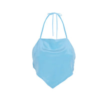 Load image into Gallery viewer, Powder Blue Silk Scarf