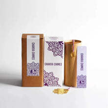 Load image into Gallery viewer, Bamboo Chord Wind Chimes - 7 Chakras Set