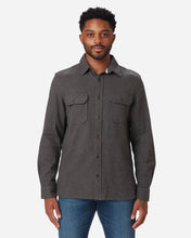 Load image into Gallery viewer, Flannel Utility Shirt in Charcoal