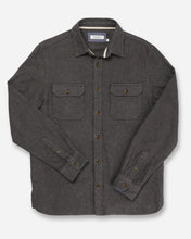 Load image into Gallery viewer, Flannel Utility Shirt in Charcoal