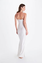 Load image into Gallery viewer, Cowl Neck Gown in White