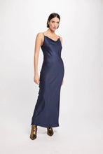 Load image into Gallery viewer, Cowl Neck Gown in Midnight