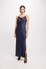 Load image into Gallery viewer, Cowl Neck Gown in Midnight