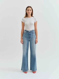Rocky High Rise Palazzo in Dream on Vintage