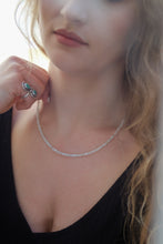 Load image into Gallery viewer, Moonstone Faceted Gold Necklace