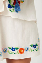 Load image into Gallery viewer, Florapaloosa Embroidered Mini Skirt- Wildflower