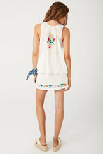 Load image into Gallery viewer, Florapaloosa Embroidered Mini Skirt- Wildflower