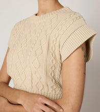 Load image into Gallery viewer, Gigi Sweater Vest- Cream