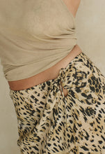 Load image into Gallery viewer, Snow Leopard Bias Maxi Skirt