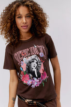 Load image into Gallery viewer, Stevie Nicks Flower Collage Ringer Tee
