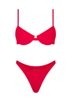 Load image into Gallery viewer, Lobos Bikini Top in Scarlet