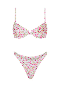 Helio Bikini Bottom in Flor