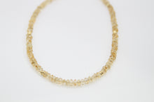 Load image into Gallery viewer, Citrine with Gold Discs Necklace