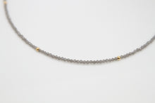 Load image into Gallery viewer, Labradorite Small Faceted Gold Necklace